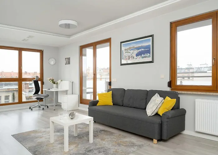 Nowoczesny Apartament Blisko Rzeki We Wroclawiu Z Biurkiem I Parkingiem By Noclegi Renters